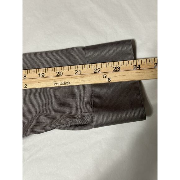 CALVIN KLEIN Slim Fit Non Iron Button Down Shirt Men's 16 32/33 Gray Collared - Picture 7 of 11